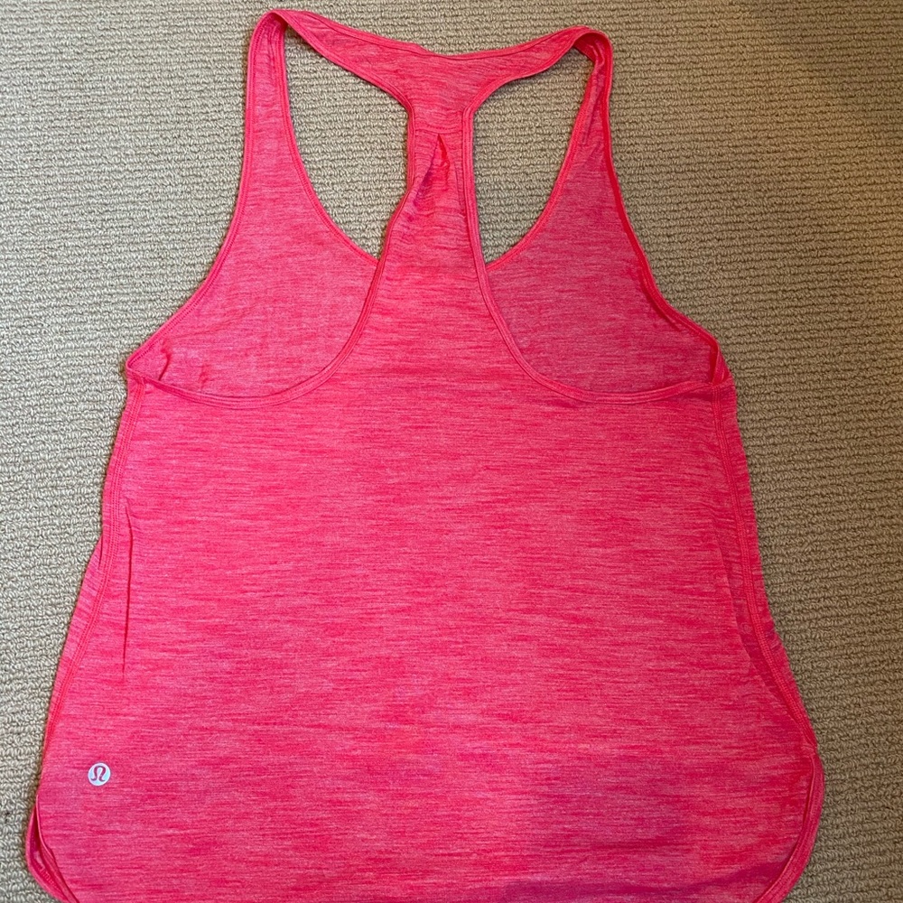 Lululemon racerback lightweight running tank top